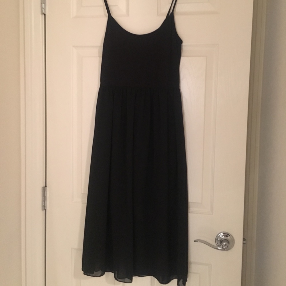 Forever 21 black spaghetti strap dress.